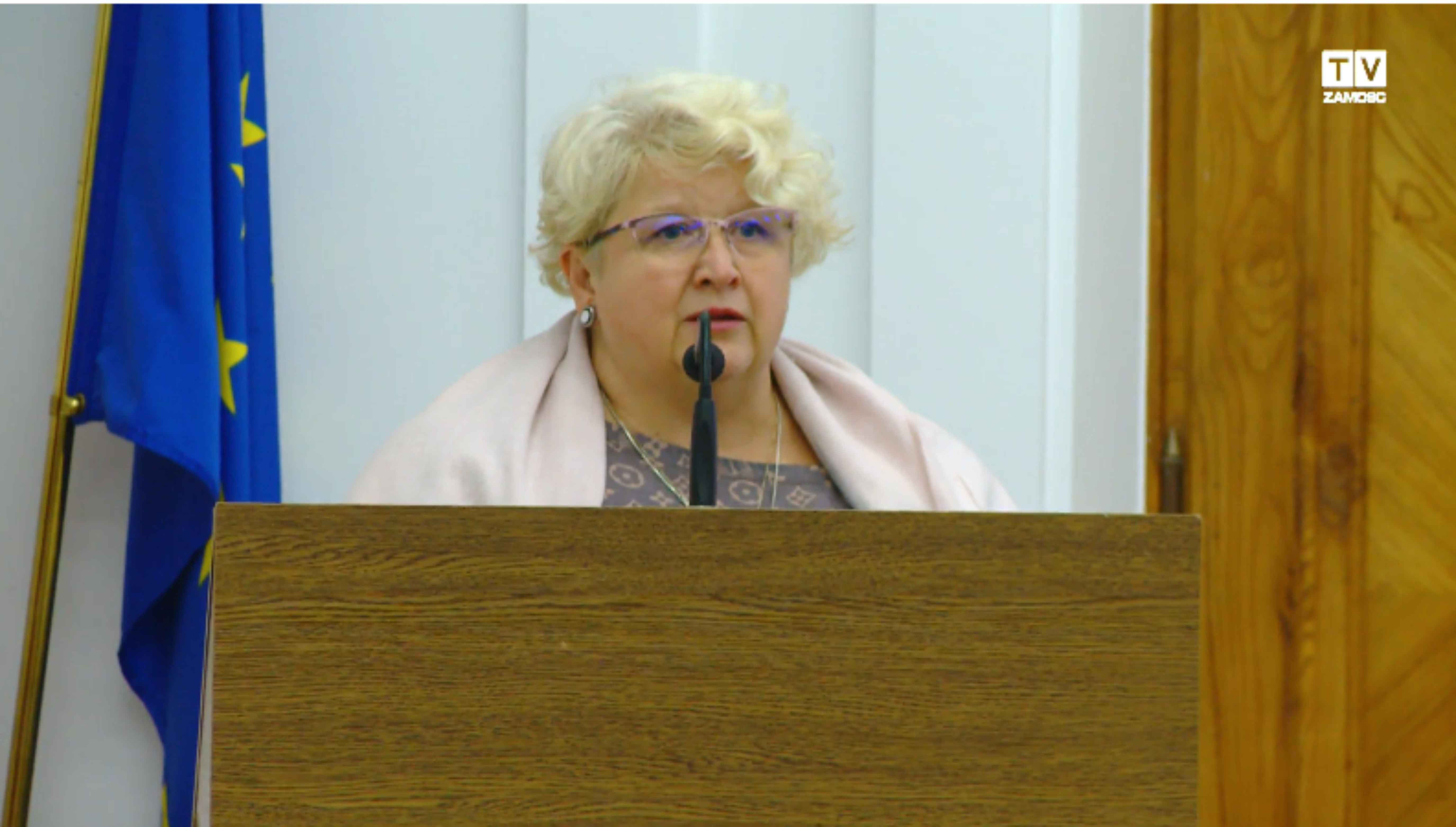 Apel Przewodniczącej Stowarzyszenia „Krok za krokiem” w Zamościu na XV Sesji Rady Miasta (25.11.2019 r.)