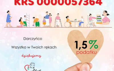 1,5% podatku – Wszystko w Waszych rękach!